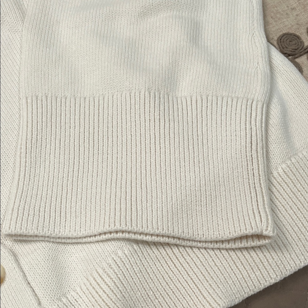 Banana Republic Ivory Bell-Sleeve Cardigan Sweater/NWT/XXL - Picture 11 of 15